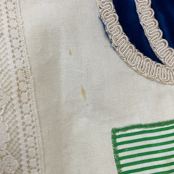 Vtg Handmade Patchwork Christmas Skirt Hand Made Stunning M? - Picture 11 of 12